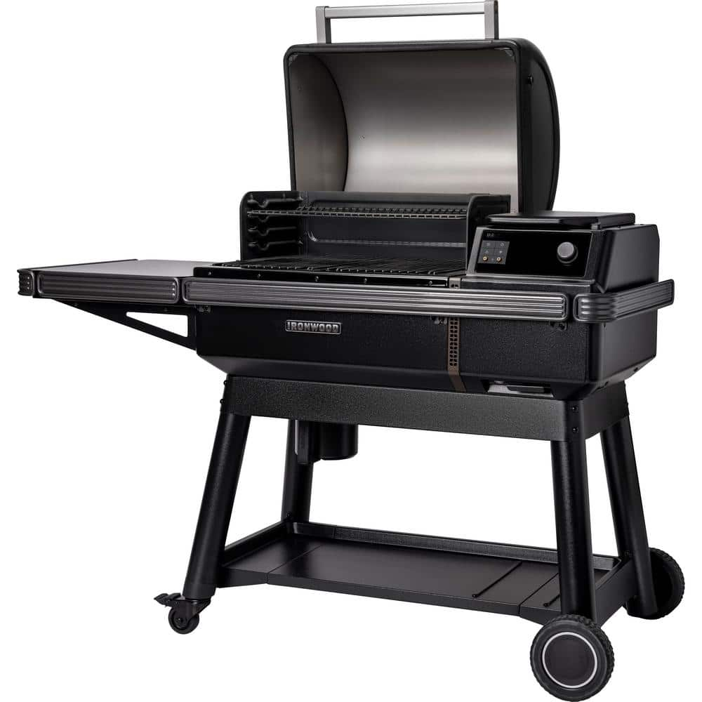 Traeger Ironwood Wi-Fi Pellet Grill and Smoker in Black TFB61RLG