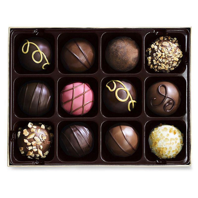 Godiva 12-Piece Signature Chocolate Truffles Gift Box