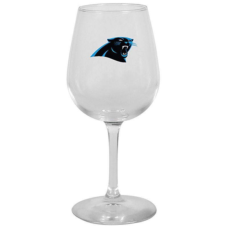 Carolina Panthers 12oz. Stemmed Wine Glass