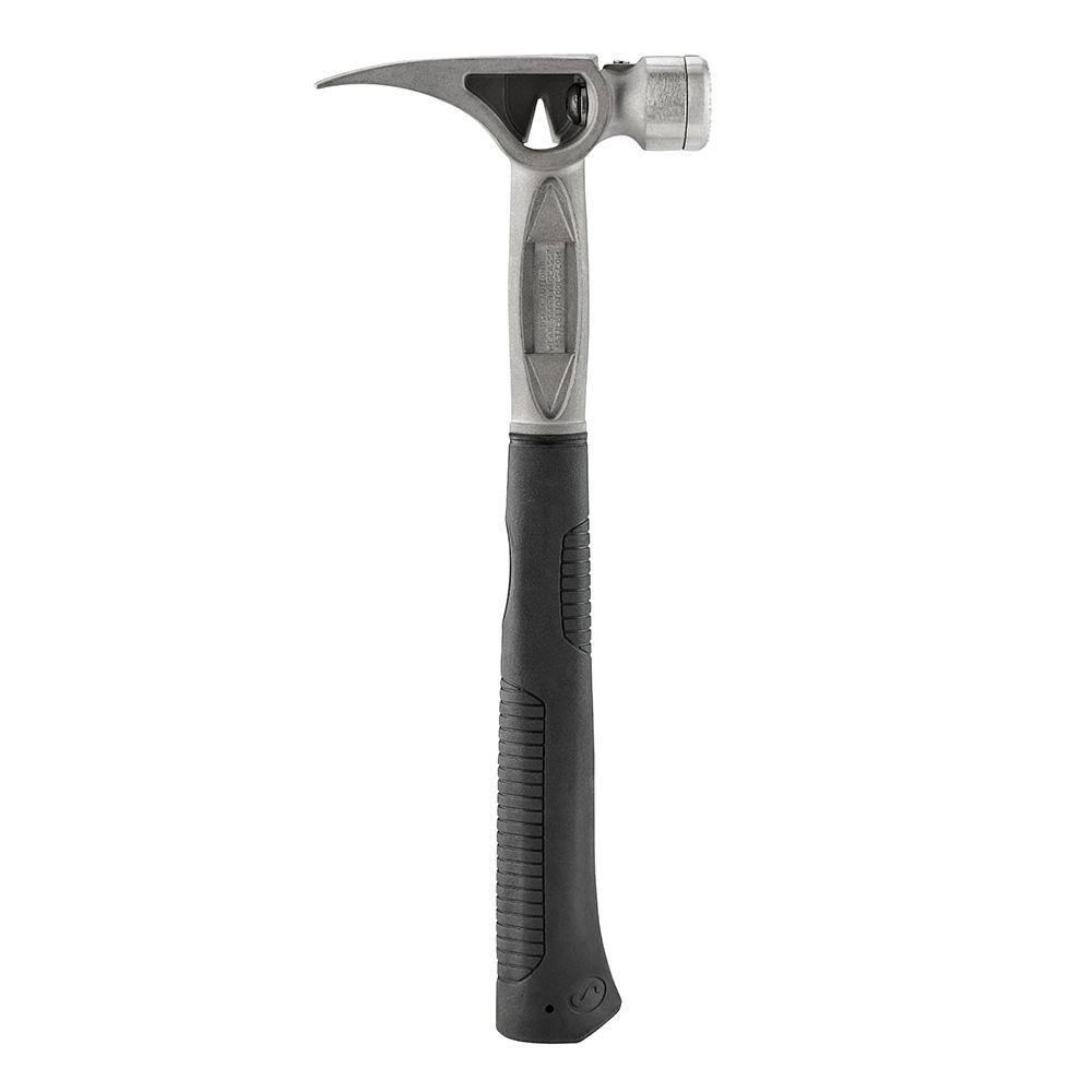 Stiletto 14 oz. TiBone Milled Face Hammer with 15.25 in. Straight Handle TBM14RMS