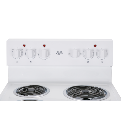 Marathon EER239W1 Epic 24quot White Electric Coil Range