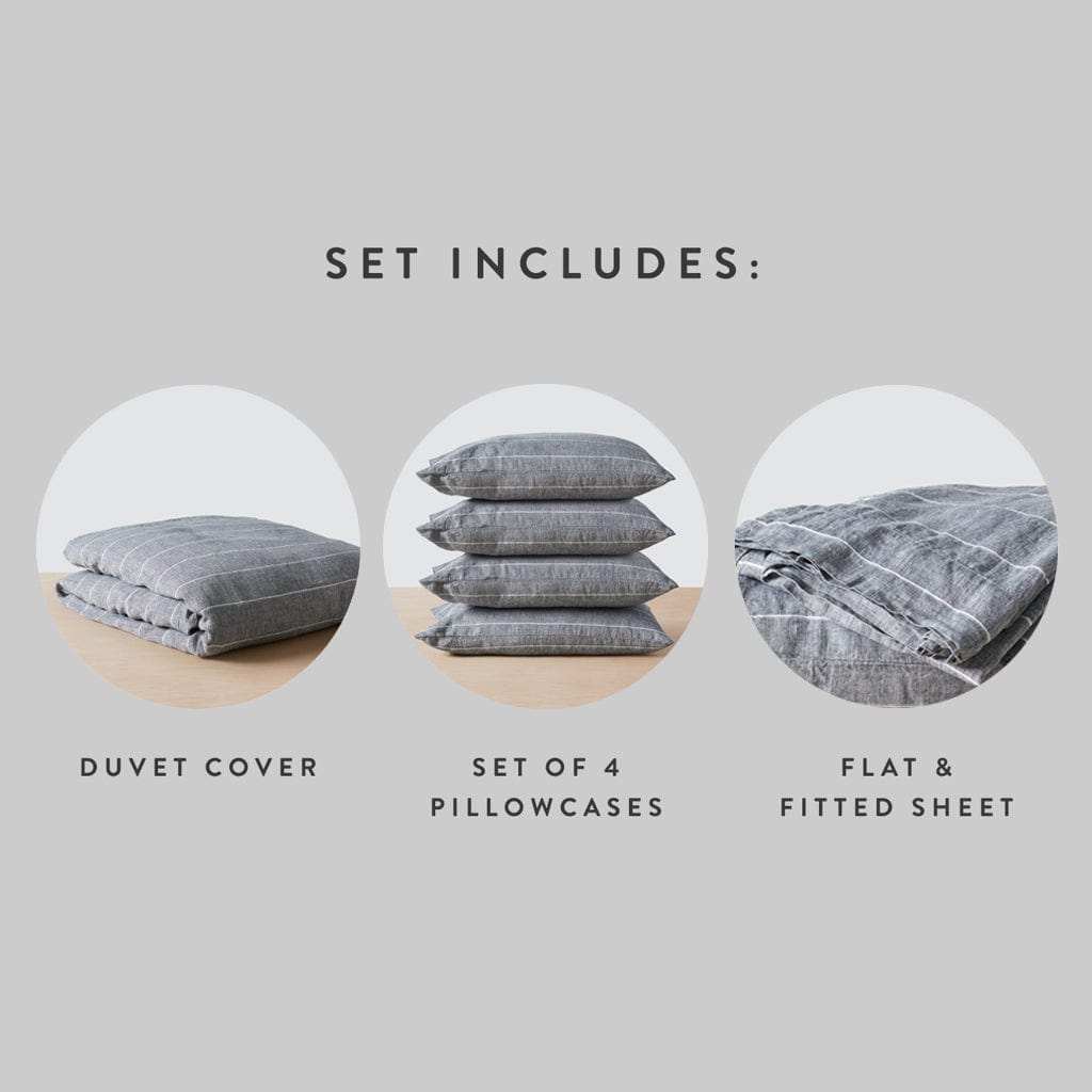 Stonewashed Linen Bed Bundle