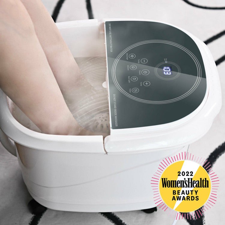 Best 2023 Electric Shiatsu Foot Spa Bath Massager With 3-Angle Shower