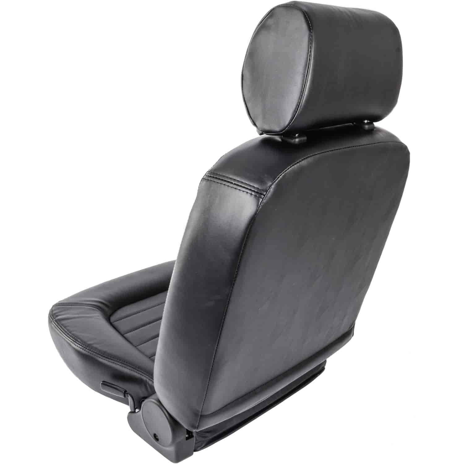 SCAT SCA80-1500-51L Pro90 Recliner Classic Seat with Headrest Low Back Black Vinyl Left