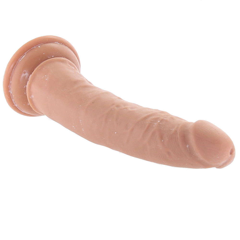 Au Naturel 7 Inch Jack Sensa Feel Dildo in Mocha