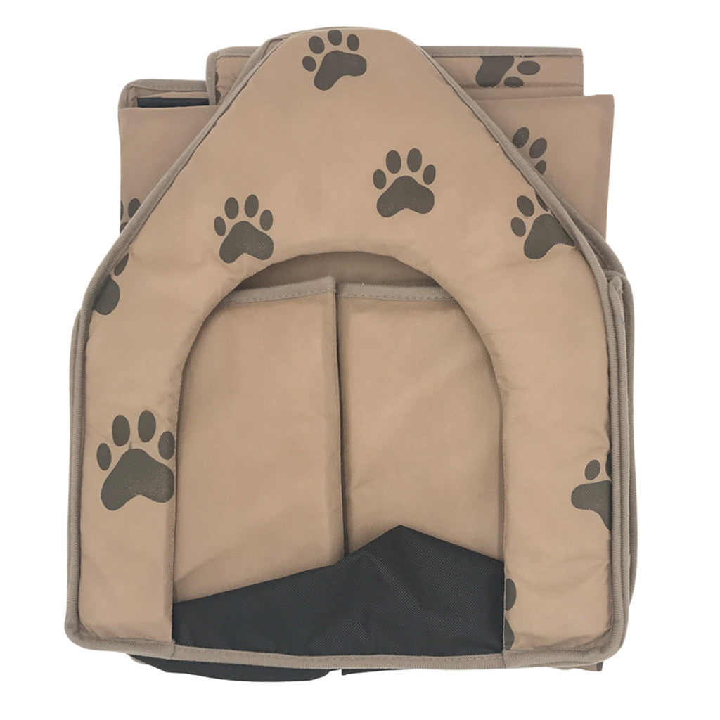 Foldable Dog House Small Footprint Pet Bed Tent Cat Kennel Indoor Portable Trave