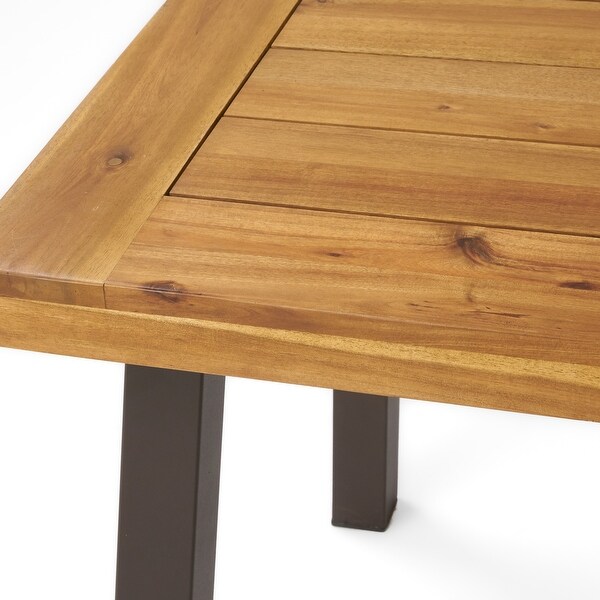 Della Acacia Wood Dining Table