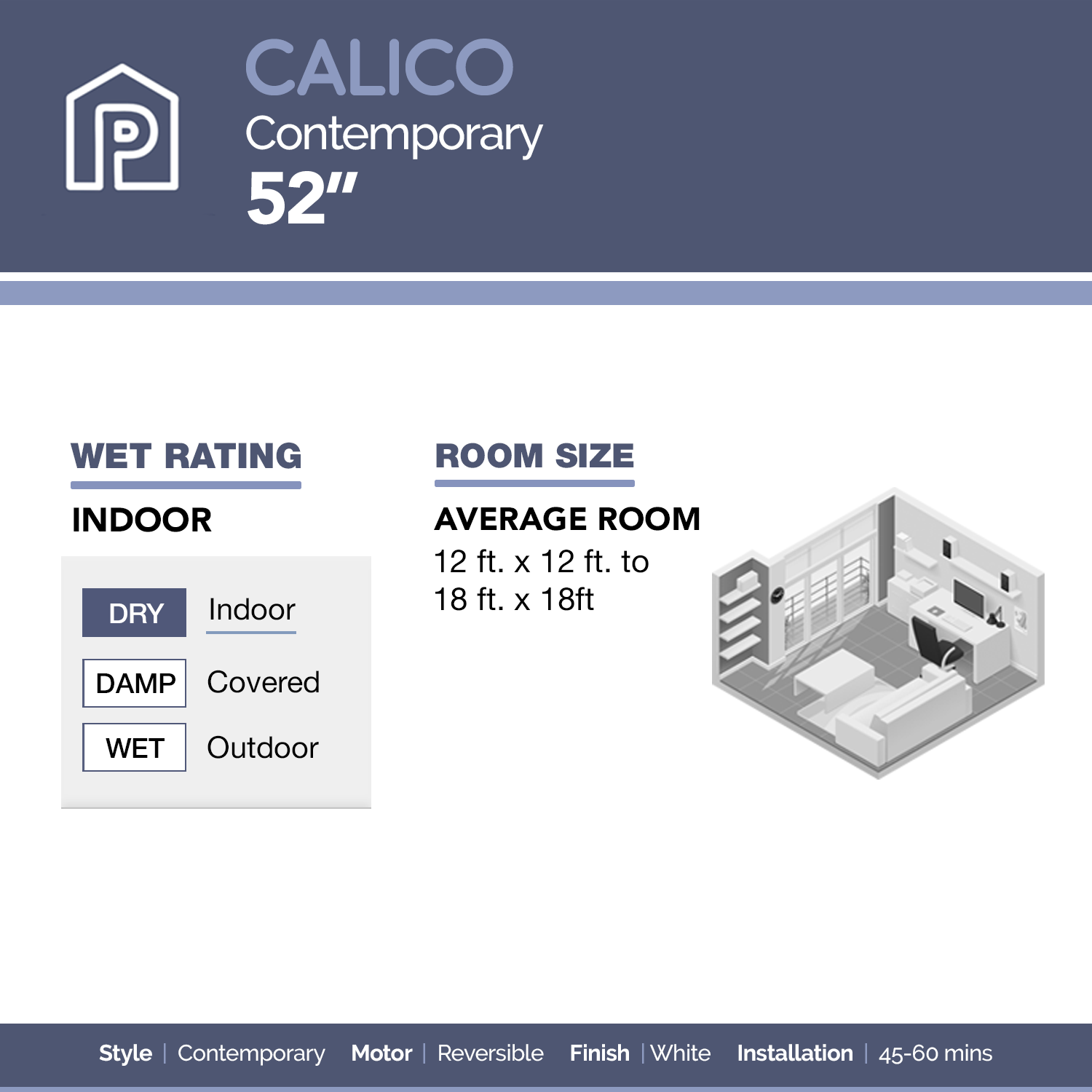 Prominence Home Calico 52