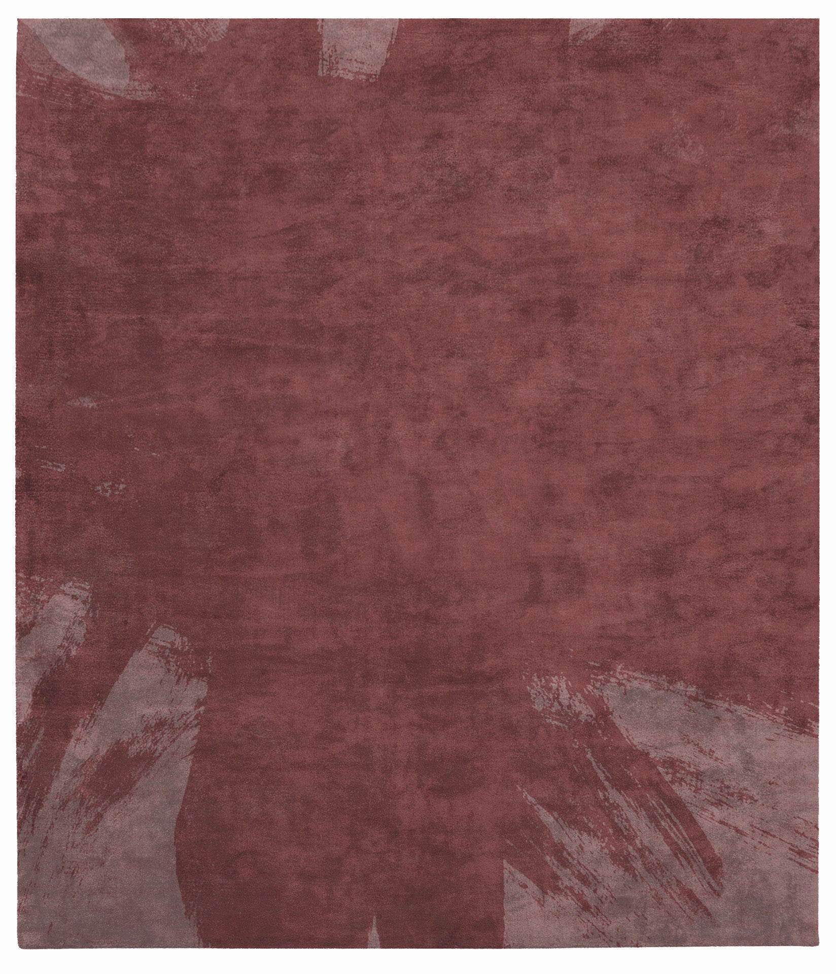 Hanjiro Boogie Hand Tufted Rug in Red design by Second Studio