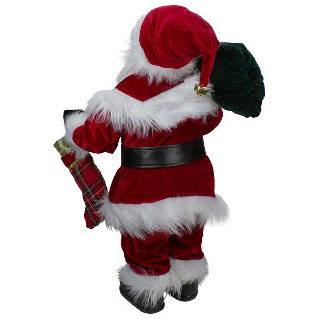 Northlight 2 x27 Standing Santa Christmas Figure With Presents