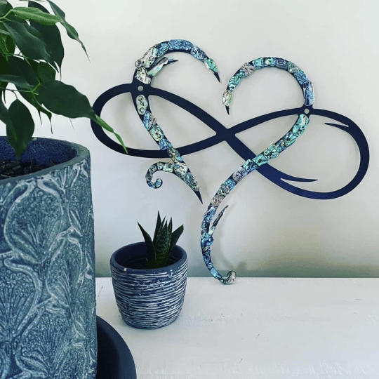 🔥SUMMER HOT SALE - 49% OFF🔥Infinity heart - Steel wall decor Metal Wall art-Buy 2 free shipping🔥