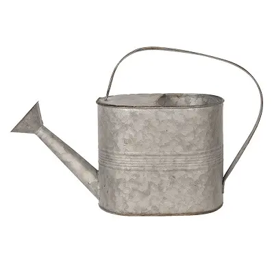 Luxury Watering Can Galvanized Simple Metal Water Can creative vintage water cane garden logo print watering can