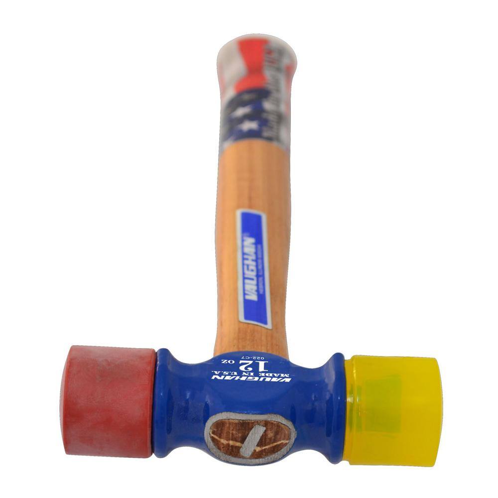 Vaughan 12 oz. Soft Face Mallet with 12 in. Hardwood Handle SF12