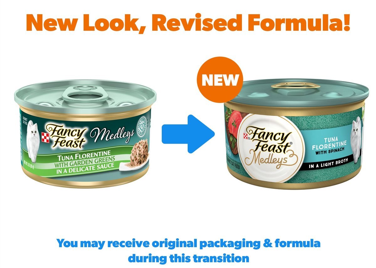 Fancy Feast Medleys Tuna Florentine Canned Cat Food