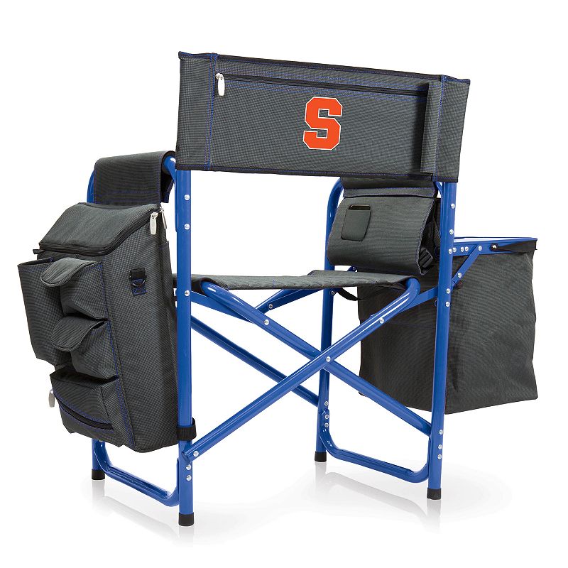 Picnic Time Syracuse Orange Fusion Backpack Chair with Cooler