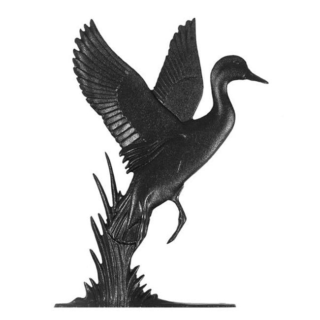 Whitehall Products 3070 30 in. Duck Accent Weathervane - Black