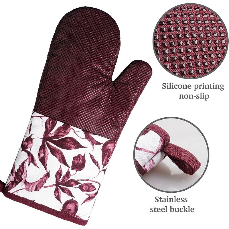 Popular Bath Bloomington Silicone Oven Mitt 2-pk.