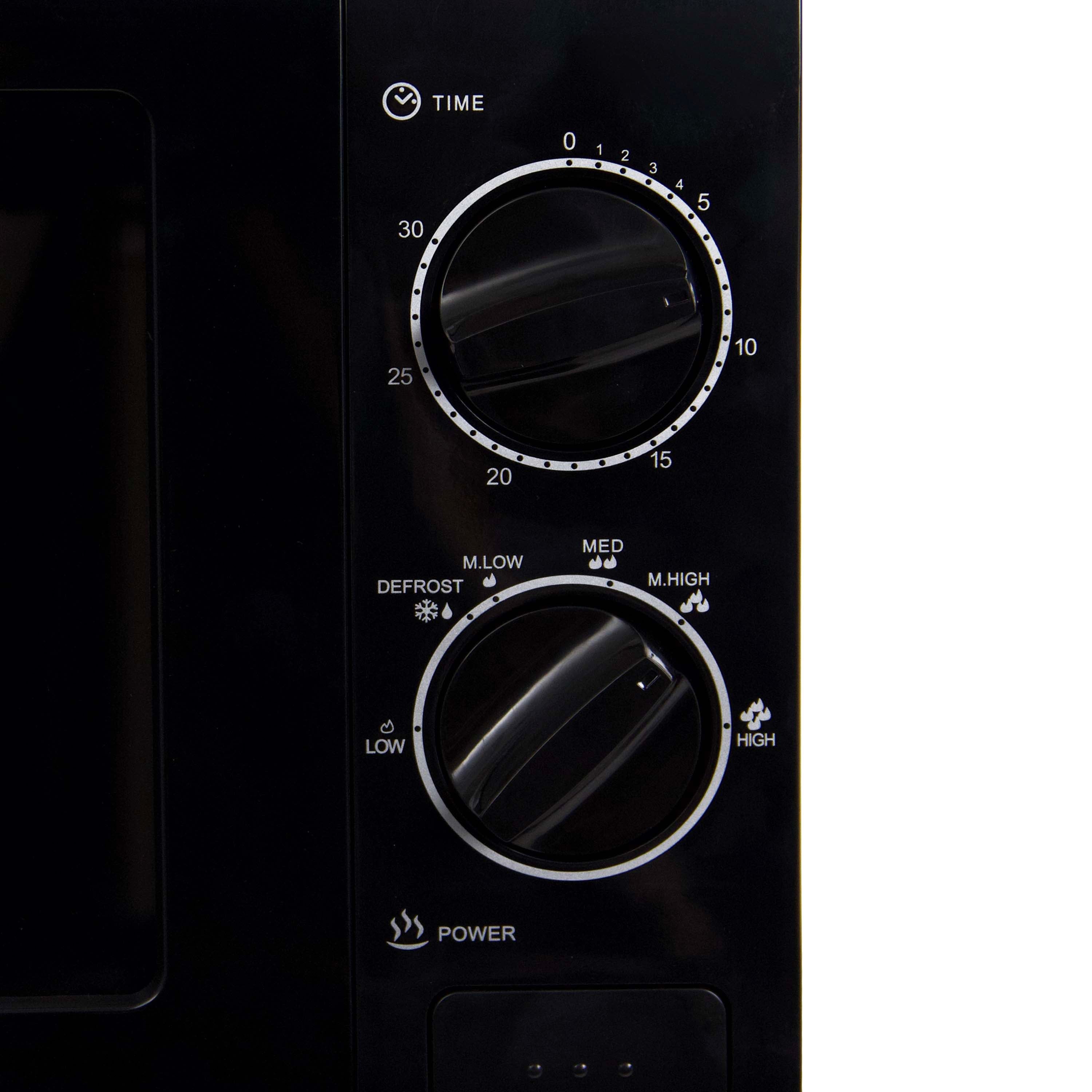 Avanti Microwave Oven with Mechanical Dials, 0.7 cu. ft., in Black (MM07V1B)