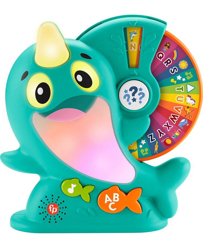 Fisher Price Linkimals Narwhal Interactive Electronic Learning Toy