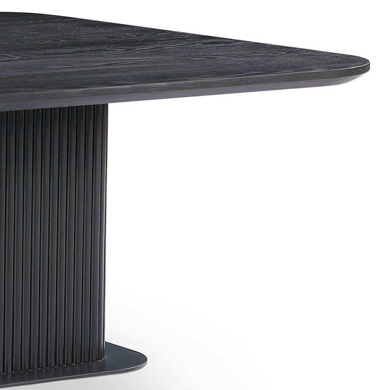 KENZI Square Dining Table  120cm - Black