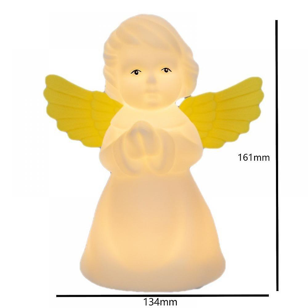 Praying Light，soft Silicone Lamp For Kids Bedroom Decor，portable Usb Rechargeable Squishy Lamp(white)