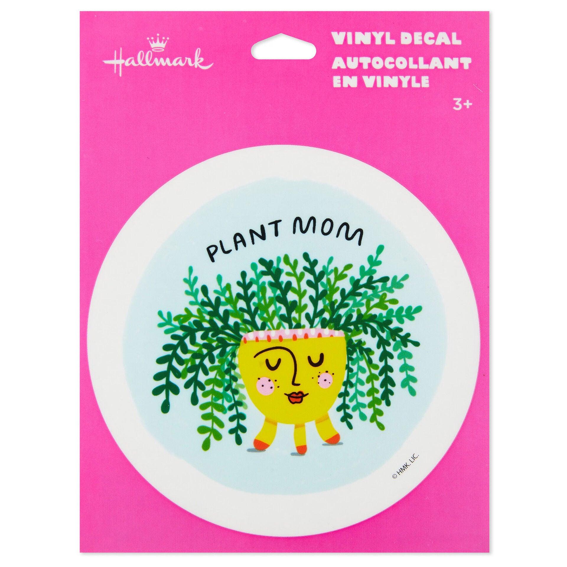 Hallmark  Plant Mom Round Vinyl Decal