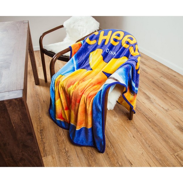 Toynk Kraft Macaroni And Cheese Fleece Throw Blanket 45 X 60 Inches