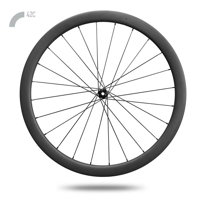 Professional Gravel Wheelsets 700C Carbon Wheels 42C 27.6mm width Rim Disc Brake Road Bike Cycling Life