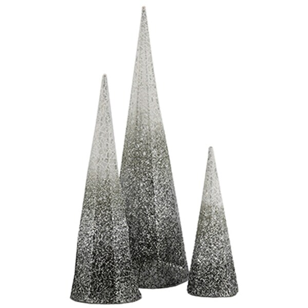 AandB Home Modern Glitter Trees