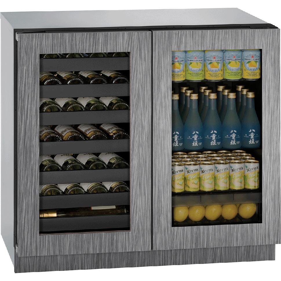 U-Line 7 cu. ft. Built-in Beverage Center U-3036BVWCINT-00B