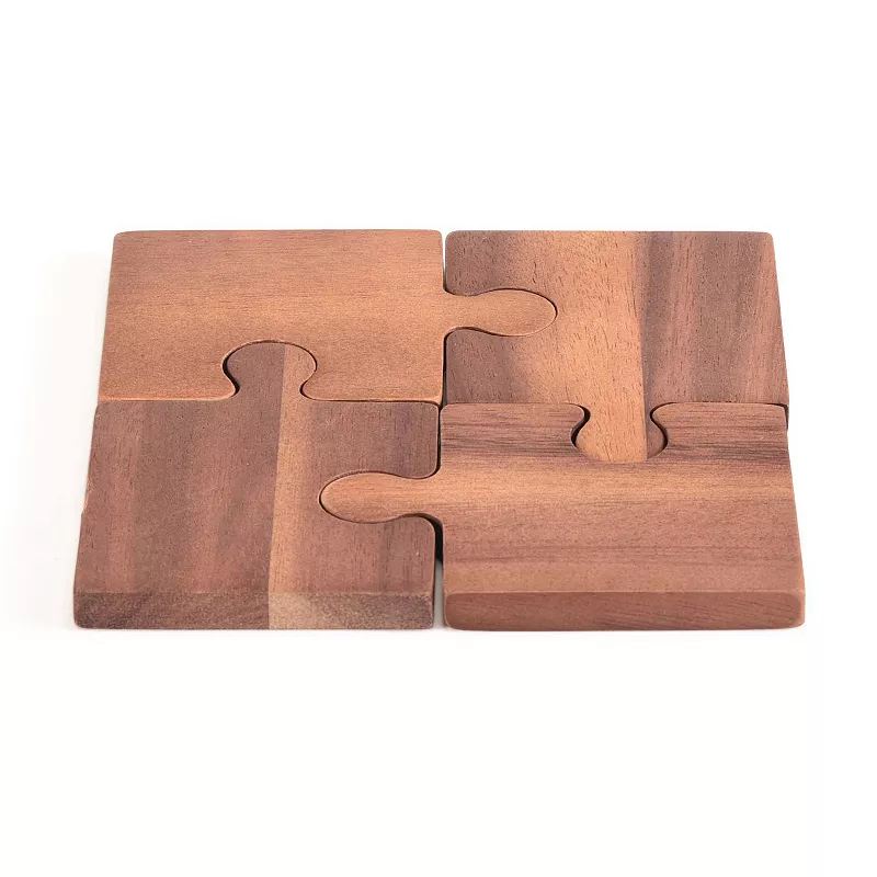 Puzzle Piece Coasters -s/4