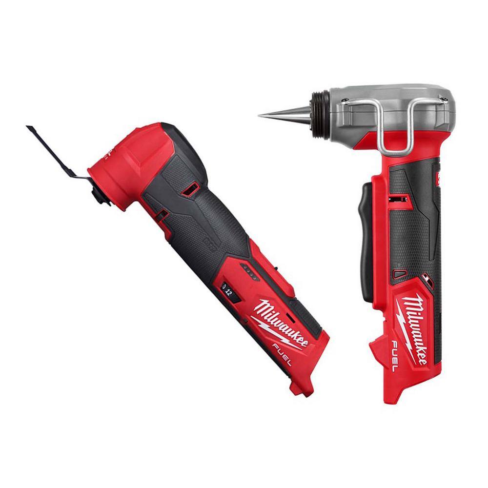 MW M12 FUEL 12-Volt Lithium-Ion Cordless Oscillating Multi-Tool  ProPEX Expander Tool w12 in. to 1 in. Expander Heads 2526-20-2532-20