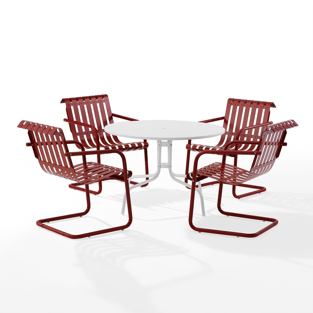 Gracie 5Pc Outdoor Metal Dining Set   93\