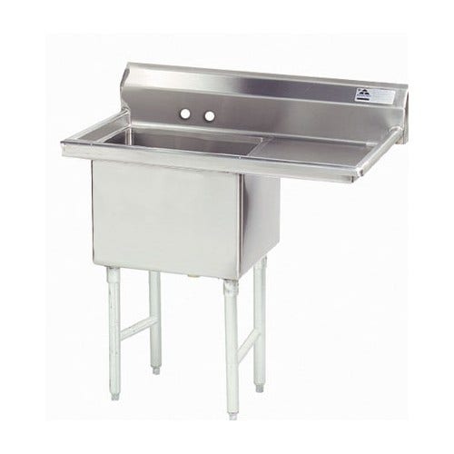 Advance Tabco FS-1-3624-24R Fabricated 1 Bowl Sink， 24