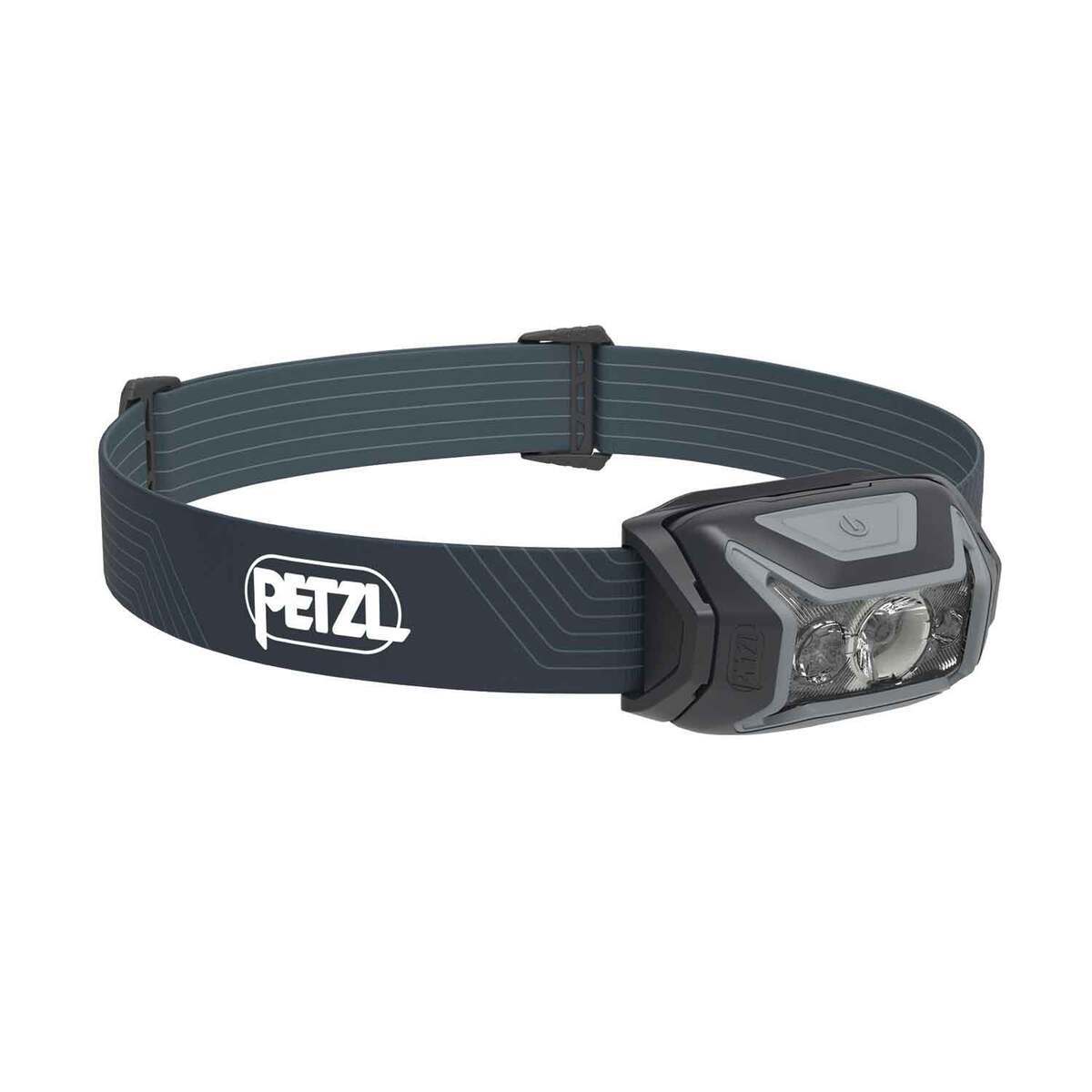 Petzl Actik 450 Lumens LED Headlamp  Gray