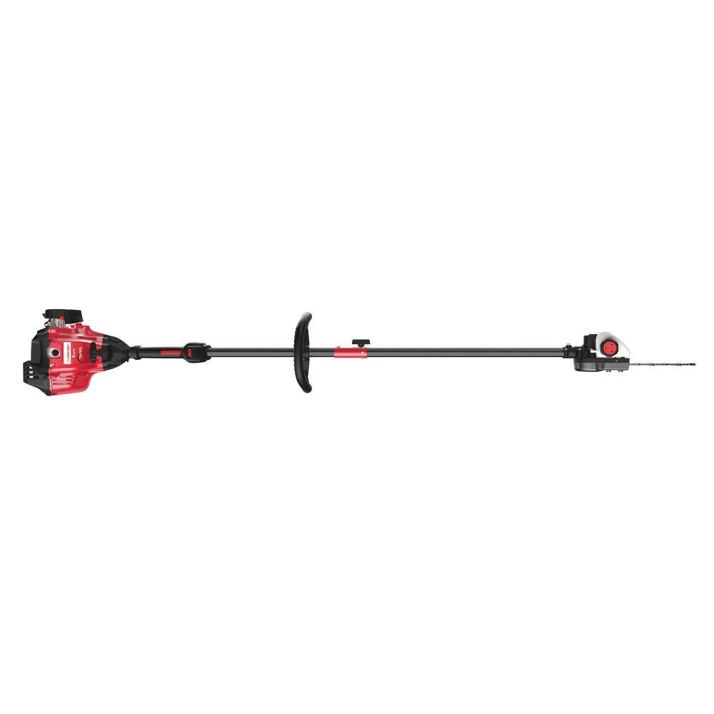 Troy-Bilt 8 in. 25cc Gas 2-Cycle Pole Saw with Automatic Chain Oiler and Attachment Capabilities TB25PS