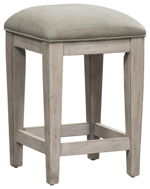 Uph Console Stool   Farmhouse   Vanity Stools And Benches   by Homesquare  Houzz