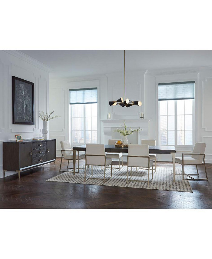 Drew and Jonathan Home Drew and Jonathan Boulevard 7-Pc Dining Set (Rectangular Table + 4 Side Chairs + 2 Arm Chairs)