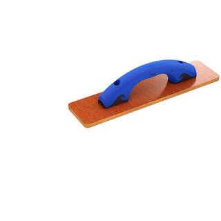 Bon Tool 14 in. x 3-12 in. Square End Laminated Canvas-Resin Float with Comfort Grip Handle 22-469