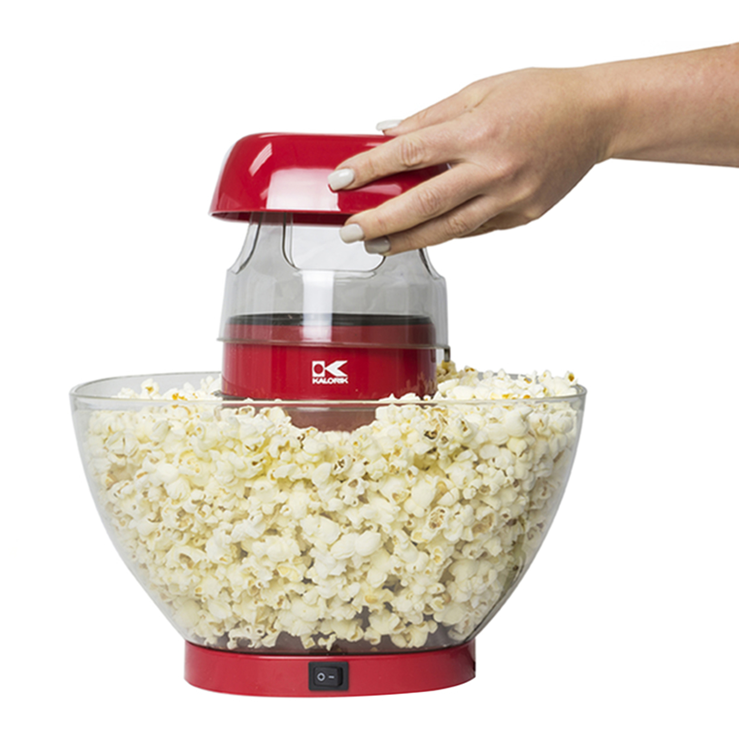 Kalorik Volcano Red 2.8 oz Air Popcorn Maker