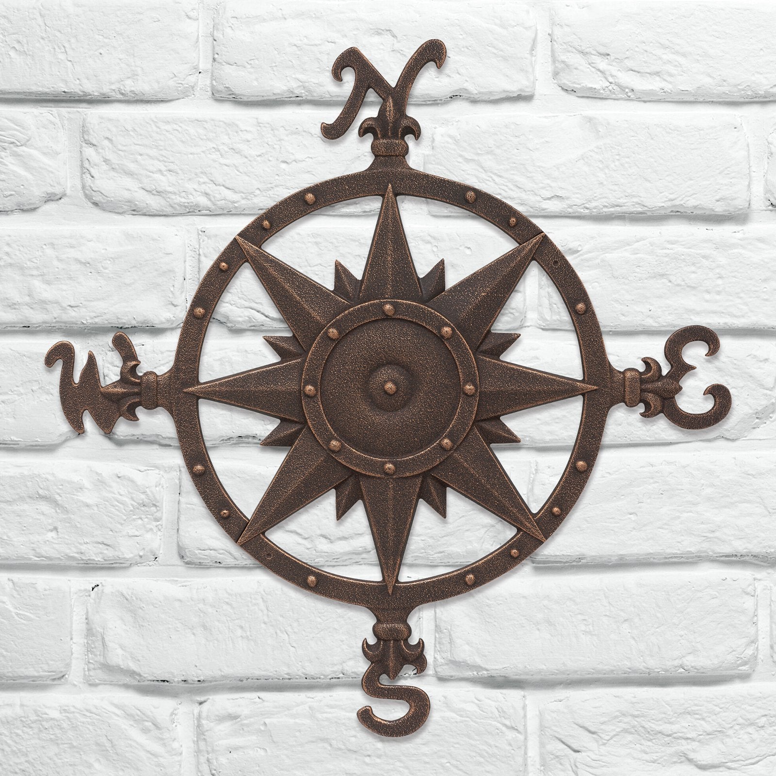 Whitehall 23 in. Compass Rose Wall Decor