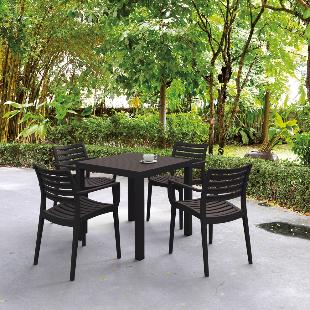 Compamia Artemis 5 Piece Outdoor Dining Set   Contemporary   Outdoor Dining Sets  Houzz