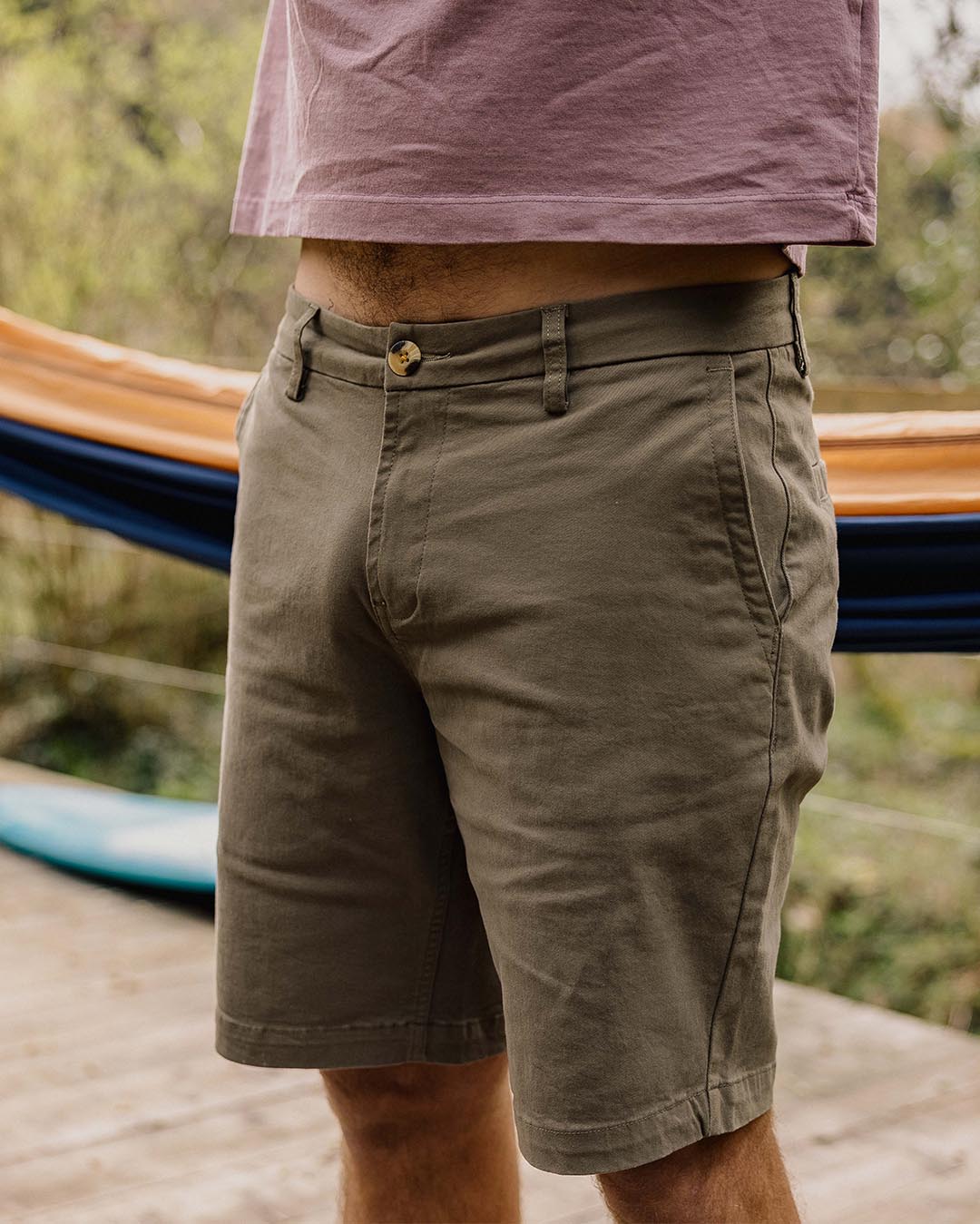 365 Organic Cotton Shorts - Dusty Olive