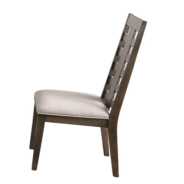 Copper Grove Tran Weathered Grey Dining Chairs (Set of 2)