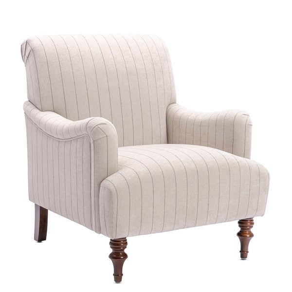 Sherman Sea Oat Striped Arm Chair by Greyson Living