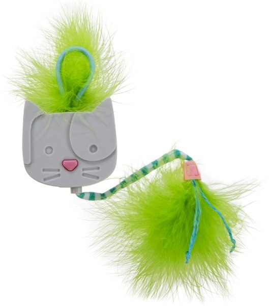 SmartyKat Twirly Tail Hanging Electronic Teaser Cat Toy