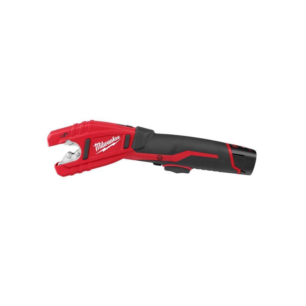 MW M12 12V Lithium-Ion Cordless Copper Tubing Cutter Kit W M12 HACKZALL Reciprocating Saw 2471-21-2420-20