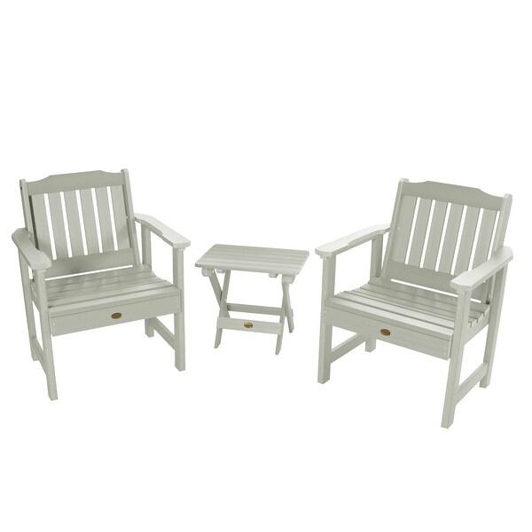 Garden Chairs and Folding Side Table (3piece Set)