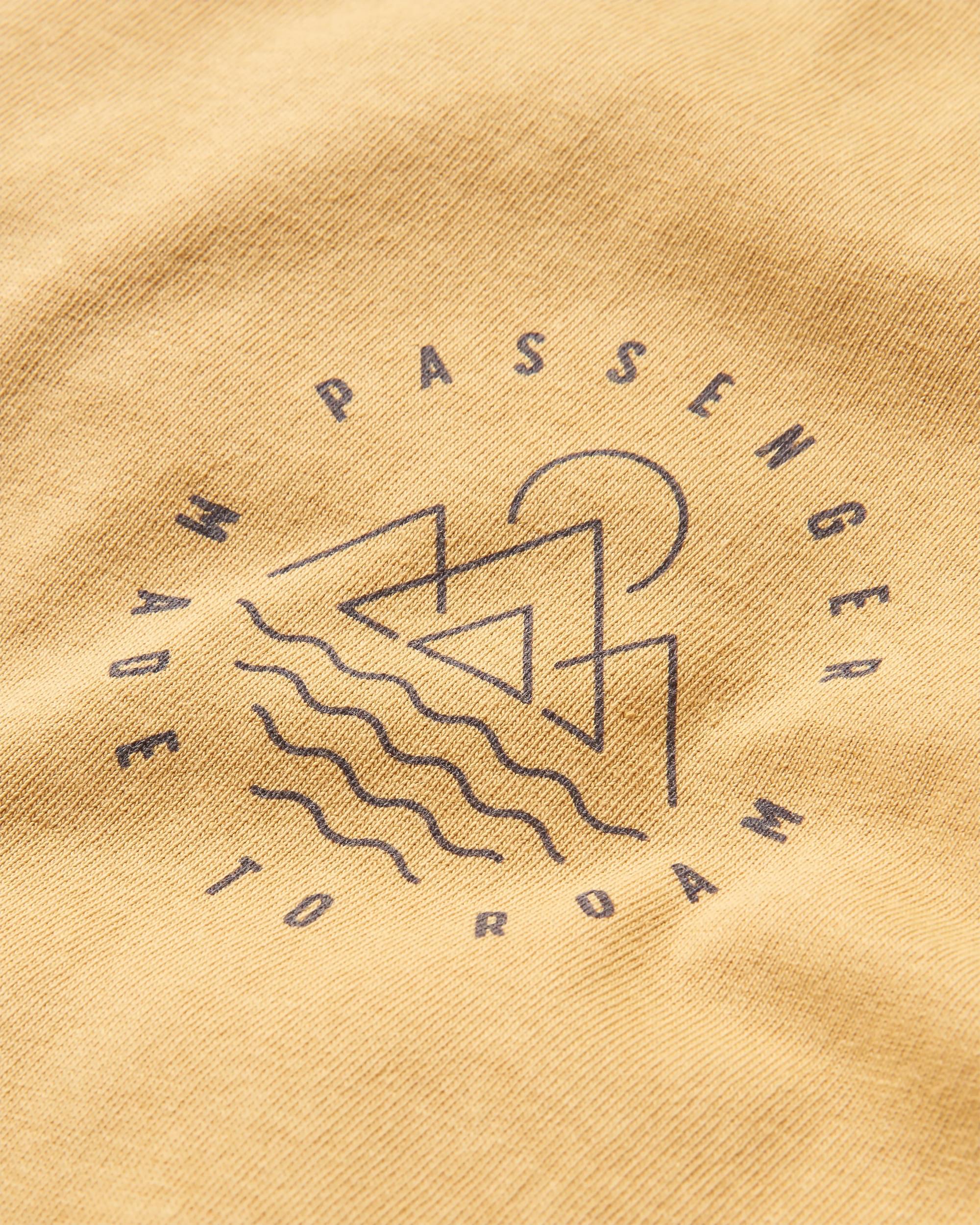 Escapism Recycled Cotton T-Shirt - Mustard Gold