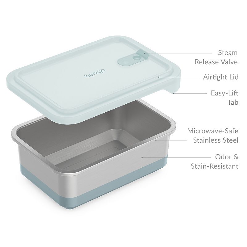 Bentgo Microsteel Heat and Eat Family-Size Food Container